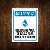 Placa Sinalizacao Agua Reuso
