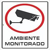 Placa Sinalizacao Ambiente Monitorado