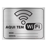 Placa Sinalizacao Aqui Tem