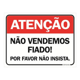 Placa Sinalizacao Aviso Nao