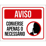 Placa Sinalizacao Converse Apenas