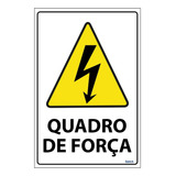 Placa Sinalização Cuidado Eletricidade 20x30 S 217 2 F9e