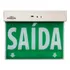 Placa Sinalização De Saída Led 1 Face Verde 1w Blumenau Ilum 110v/220v