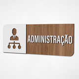 Placa Sinalizacao Indicativa Administracao