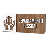 Placa Sinalizacao Indicativa Departamento