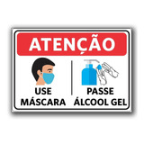 Placa Sinalização Use Mascara Protetora A5