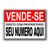 Placa Sinalizacao Vendo Vende
