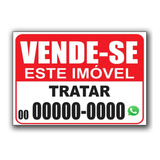 Placa Sinalizacao Vendo Vende