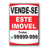 Placa Sinalizacao Vendo Vende