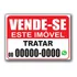 Placa Sinalização Vendo Vende-se Casa Imóvel A4 30 X 21 Cm E