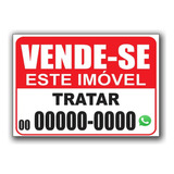 Placa Sinalizacao Vendo Vende