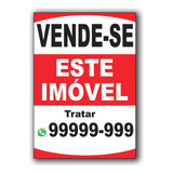 Placa Sinalizacao Vendo Vende