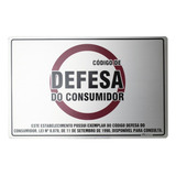 Placa Sinalizadora Aluminio Adesivo