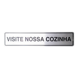 Placa Sinalizadora Aluminio Adesivo