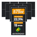 Placa Solar 575w Painel Fotovoltaico Modulo 10 Unidades