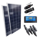 Placa Solar Painel Solar 12v 150w Conector Mc4 Manual