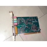 Placa Som Cristal Cs4281 Pci 4ch Gameport Win95 Win98