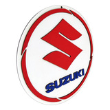 Placa Suzuki 3d Decorativa