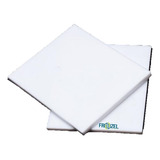 Placa Teflon ptfe Branco