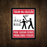 Placa Tocar Na Coleção De Narguilé Causar Problemas 36x46