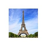 Placa Torre Eiffel 25x25cm
