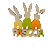 Placa Totem Coelho Decor