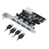 Placa Usb 3.0 Pci Express 4 Portas 5 Gbps Saidas Computador
