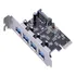 Placa Usb 3.0 Pci Express Pci-e 4 Portas Saidas Knup