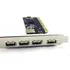 Placa Usb Computador 5 Portas Slot Pci Via Com