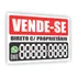 Placa Vende-se Aluga-se Casa Comércio Terreno Imóvel 30x40