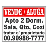 Placa Vende se Aluga