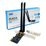 Placa Wifi Dual Band 2 4 5ghz 1200mbps Pci Express Para Pc