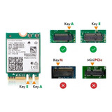 Placa Wireless Wi fi 6e Intel Ax210 Com Bluetooth 5 3