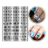 Placae Para Carimbo De Decoração De Unhas Peliculas G