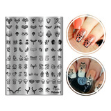 Placae Para Carimbo De Decoração De Unhas Peliculas T