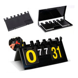 Placar De Mesa Dobrável Marcador Contador Manual Volei Futevôlei Futebol Esporte Forte Triboshop
