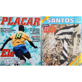 Placar Dos Santos 1979 Com 2 Revista Placar Antiga E Raras