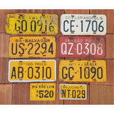 Placas Amarela Antiga De Carro E Moto preços Na Descrição 