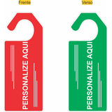 Placas Aviso De Porta Personalizada Ocupado Livre 20x8cm