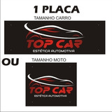 Placas Cobre Tampa Placa Carro Ou Moto Personalizada