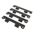 Placas De Conjunto De Dobradiças De Metal Resistente E Paraf
