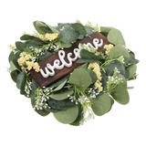 Placas De Porta Com Decoração Floral Pendurada No Par