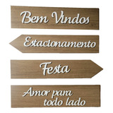 Placas Decoratinas   Anivérsário Festa Grande 20x70 Em Mdf