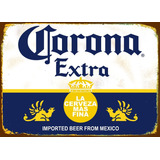 Placas Decorativas Cerveja Corona Beer Propaganda