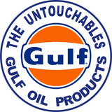 Placas Decorativas Gulf Gasolina