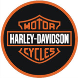 Placas Decorativas Harley Davidson Logo Classico
