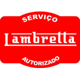 Placas Decorativas Lambretta Serv Autoriz Scooter Antiga