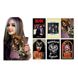 Placas Decorativas Mdf Bandas Rock Heavy Metal Kit 6 Unid Em Alto Brilho A Melhor Envio Super Rápido E Personalizadas