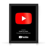 Placas Decorativas Personalizada Canal Youtube Inscritos