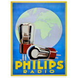 Placas Decorativas Radio Phillips Propaganda Antiga